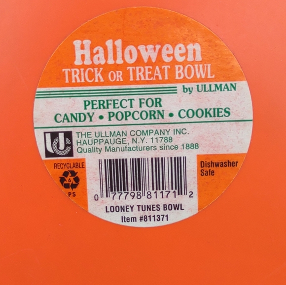 Vintage Looney Tunes Halloween Trick or Treat Bowl - Picture 6 of 7
